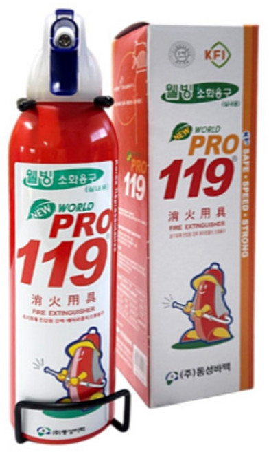 F 관공서 사무실 벽걸이형 미니소화기 스프레이식 314g 용품 교회 공공기관 세탁소, 1개
