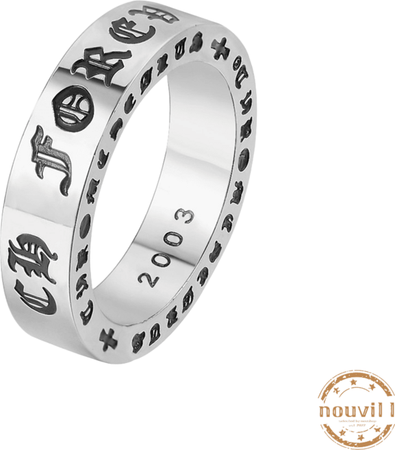 남자 써지컬 반지 빈티지 힙합 레이어드 티타늄 스틸 링 액세서리