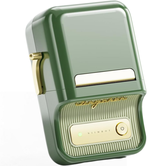 Niimbot B21포토(Pro) 듀얼컬러 라벨프린터, 1개, B21포토 그린 +포토인화지 SNS