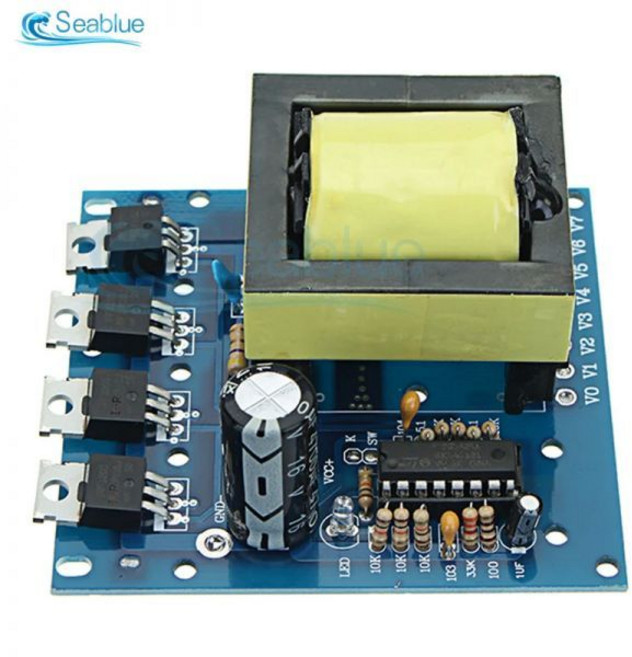 DC 12V TO AC 160V 220V 380V 500W 인버터 보드 변압기 전원 자동차 컨버터 모듈 DIY 키트 배터리 전압, 1개