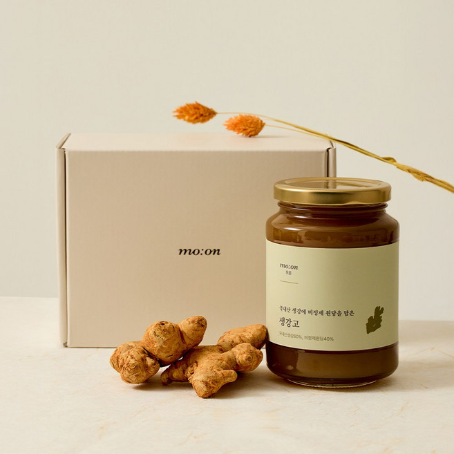 [수제 생강고] 모온 진하게 달인 고농축 생강청, 500g, 1개, 1개입