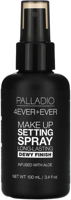 Palladio 4Ever + Every 메이크업 세팅 스프레이 오래 지속되는 촉촉한 마무리감 100ml(3.4fl oz), Palladio4EverEvery메이크업세팅스프레이오래, 1개, 100ml - 쿠팡