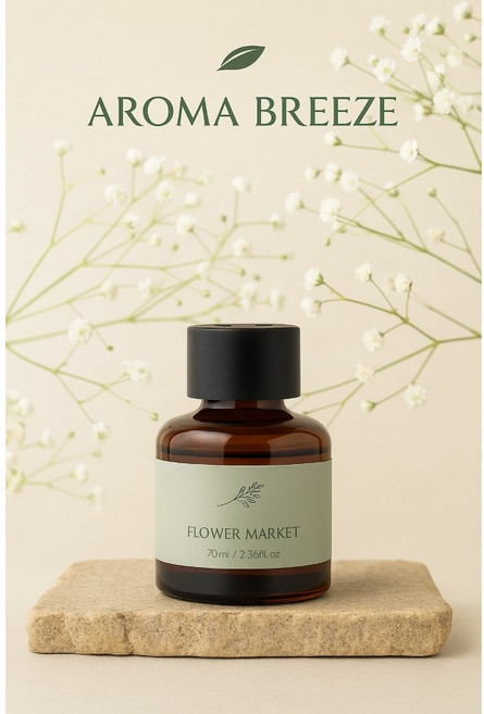 아로마브리즈 클래식 심지타입 차량용 디퓨저 70ml, 아쿠아시크릿 70ml, 1개