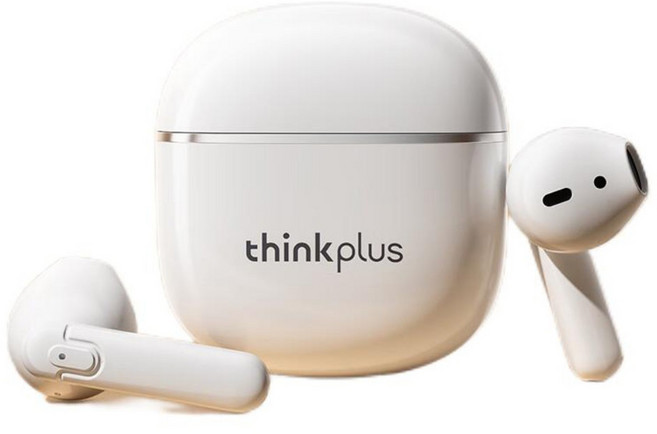 레노버 씽크플러스 트루 무선 블루투스 이어폰, 화이트, LP42