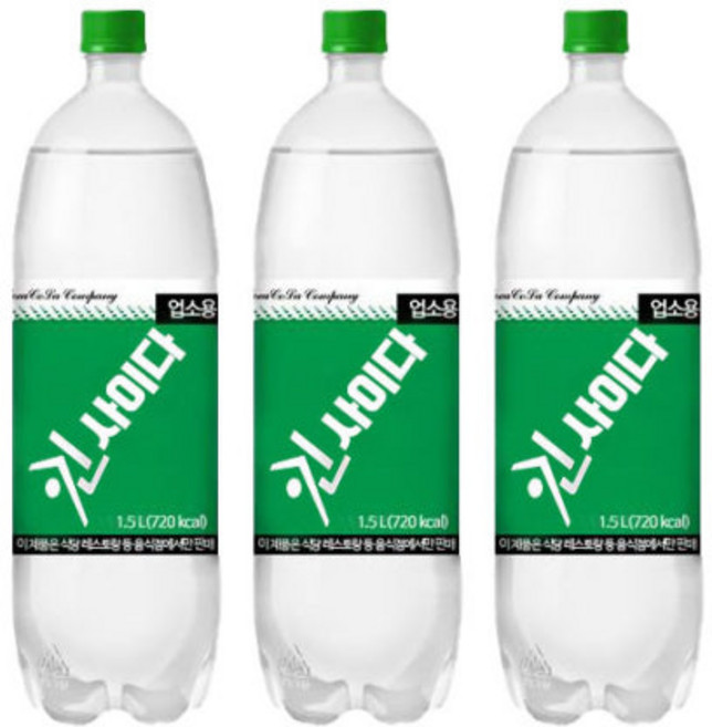 킨사이다 스프라이트 업소용, 1.5L, 6개