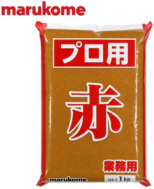 마루코메 프로아카 1kg 미소 된장 적미소 다시 무첨가, 1개