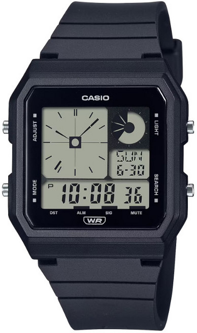 카시오 LF20W-1A 지샥 남자여자공용 사각군대군용군인 전자 방수알람디지털 손목 시계
