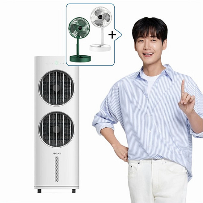 25년 신형 신일냉풍기 SIF-FW20R 듀얼2구 이동식 에어쿨러 에어컨 선풍기 가정 업소