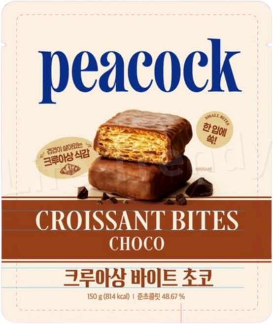 피코크 크루아상 바이트 초코, 1개, 150g