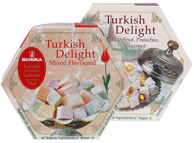 코스카 오리지날 터키쉬딜라이트 믹스넛+믹스플레이버 혼합, 250g, 2개