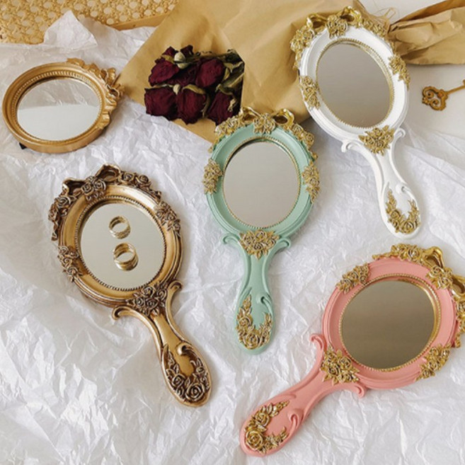 츄츄스 손거울 앤틱공주 mir002, 골드, 1개
