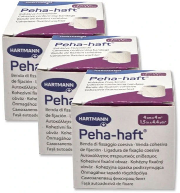 페하하프트 4cm x 4m 라텍스프리 붕대, 1롤, 3개 - 쿠팡