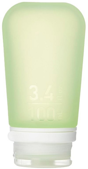 HUMANGEAR GOTOOB 리필 뚜껑 소재 실리콘 식품 잠금 여행용 안전 가능한 XL, Small (1.7oz), 초록색.