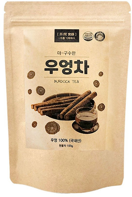 착한농부 국내산 원물차 볶은 우엉차, 1개입, 2개, 100g