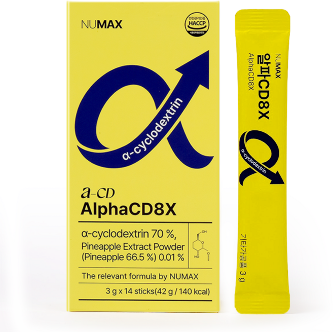 뉴맥스 알파CD 8X 알파시클로덱스트린, 1개, 42g