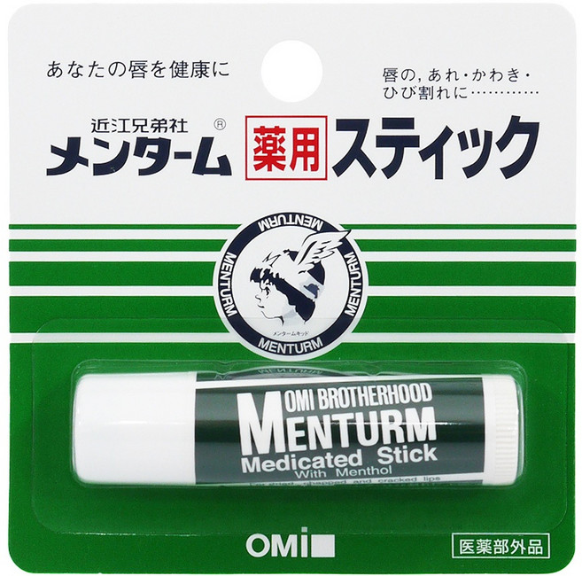 近江兄弟 Menturm 藥用護唇膏 薄荷香, 無, 4g, 1個