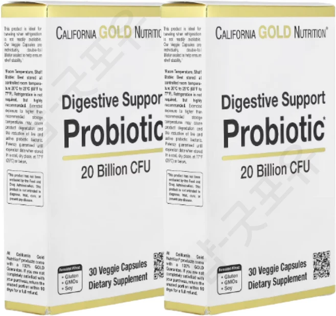 레이크애비뉴뉴트리션 다이제스티브 써포트 프로바이오틱 프리바이오틱 블랜드 200억 CFU 캡슐 30정, 2개 - 쿠팡