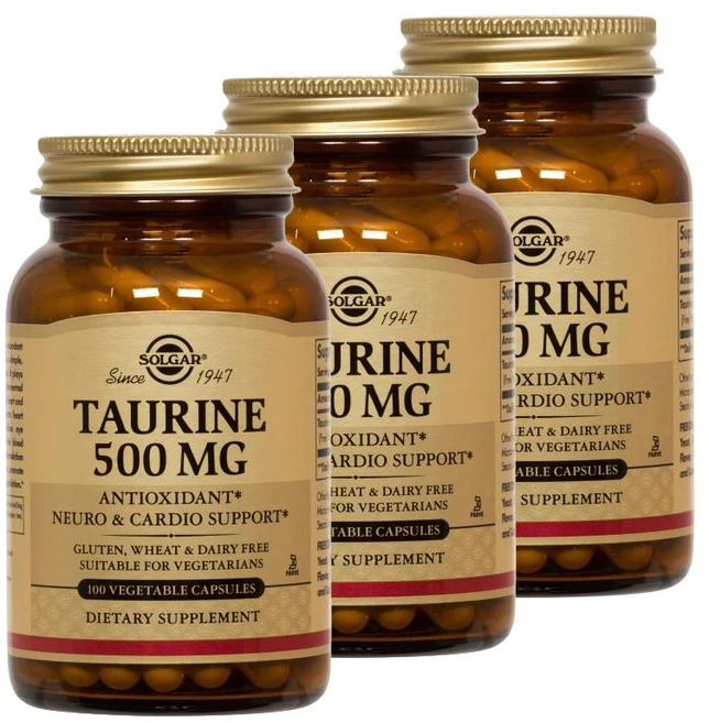 솔가 타우린 500mg 베지터블 캡슐, 100정, 3개 - 쿠팡