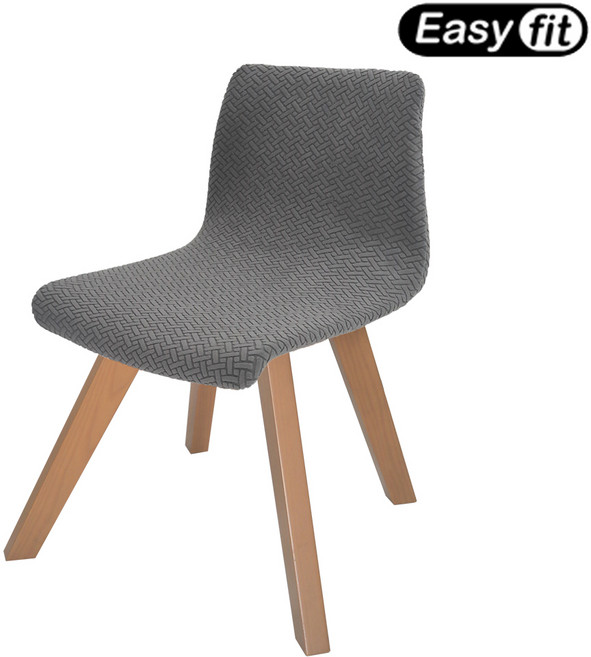 일룸 세타플러스 의자 호환커버 이지핏 식탁 의자커버, 자가드, 05.그레이