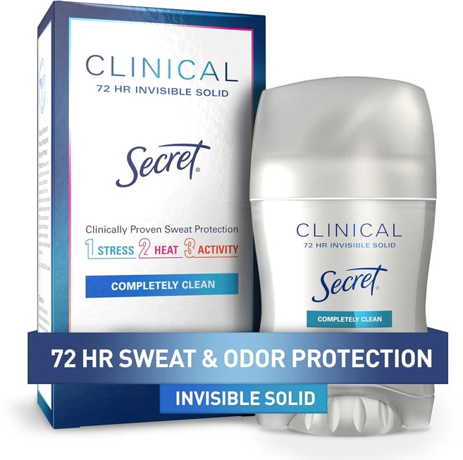 시크릿 Secret 클리니컬 스트렝스 컴플리트 클린 여성용 데오드란트, 1개 - 쿠팡