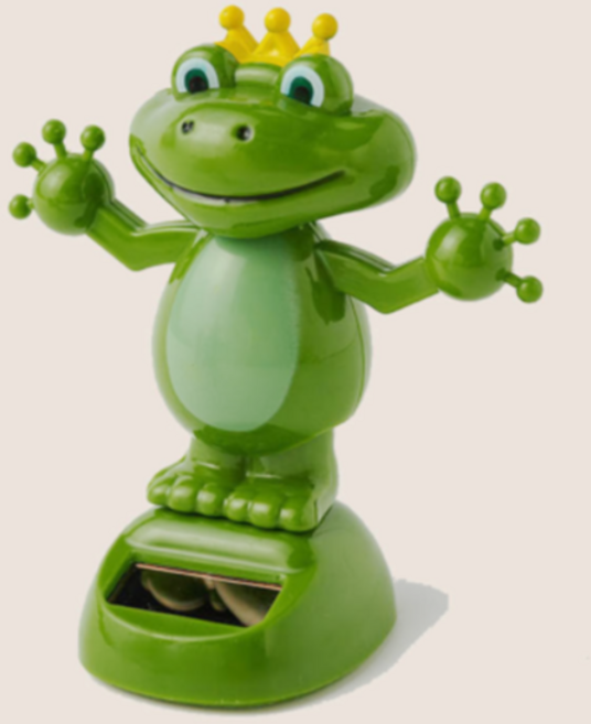 SANS 태양열 자동차 움직이는 인형, 1개, 개구리