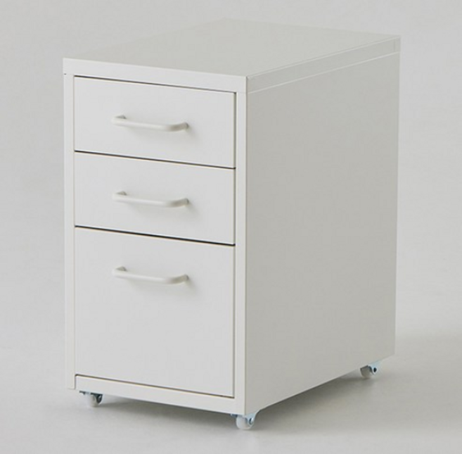 한샘 뉴 재크 서랍장, White, 3단