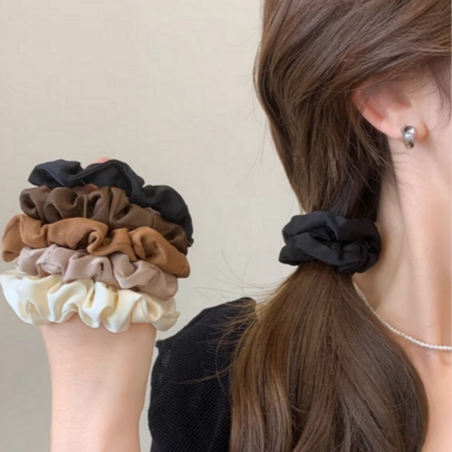 헤어퀸 여성 헤어 미니 소형 머리 곱창밴드 머리끈 스크런치 세트