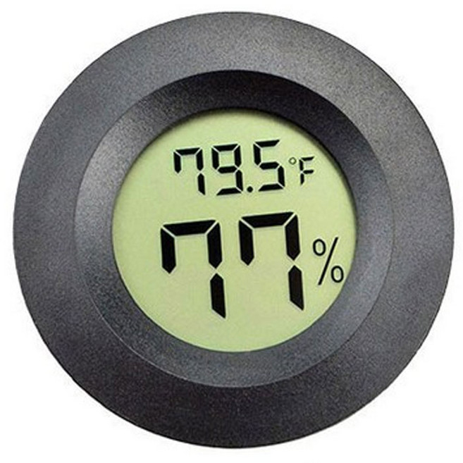 원형 센서 온습도계 디지털 부화기온습도, 1개