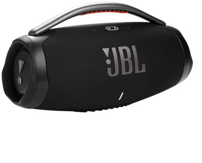 탁상용 원목 ai 블루투스 휴대용 무선 스피커 BoomsBox 3 용 고출력 40W 서브우퍼 360 스테레오 서라운드 TWS, black, black