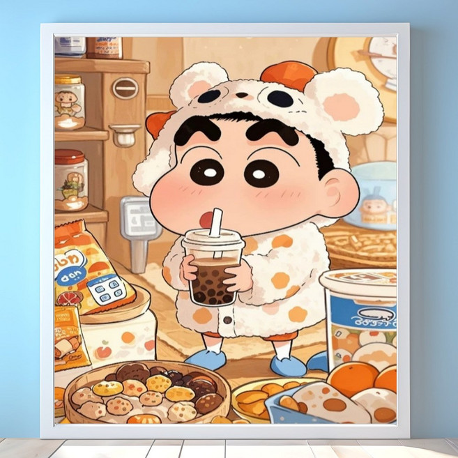 슈슈보석십자수 즐거운 취미 중형 40X50 패브릭형, NA001, 1개