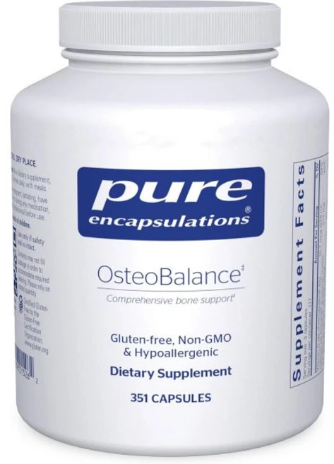 퓨어인캡슐레이션 Pure Encapsulations OsteoBalance | Hypoallergenic Supplement to Promote Calcium Absorptio, 1개 - 쿠팡
