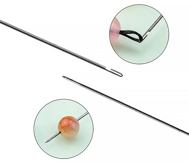 에일렌 비즈 바늘 공예 세트 바늘 18개, 1개