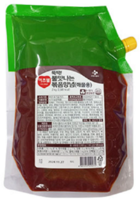 이츠웰 뚝딱! 불맛나는 볶음양념(해물용), 3개, 2kg