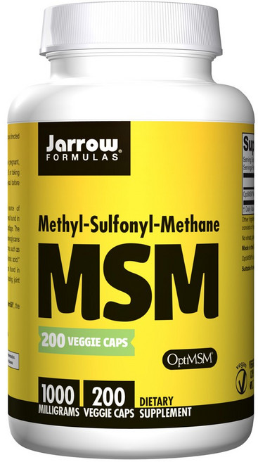 Jarrow FORMULAS 賈羅公式 MSM素食膠囊 1000mg, 200顆, 1罐
