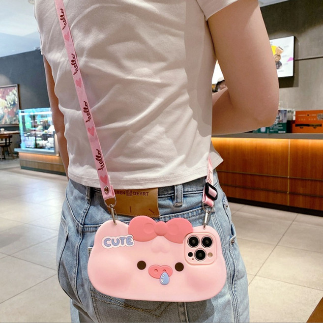 키즈폰 에너지라이프 갤럭시 겔 X커버5 XCOVER5 SM-G525 시나모롤폰 케이스 동전 카드지갑 목걸이줄 새해 입학선물 6109