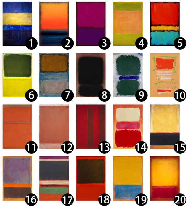 명화 추상화 그림 마크 로스코 186종 인테리어 액자 대형 거실 매장 카페 집들이 선물, 검은색 플로팅 액자