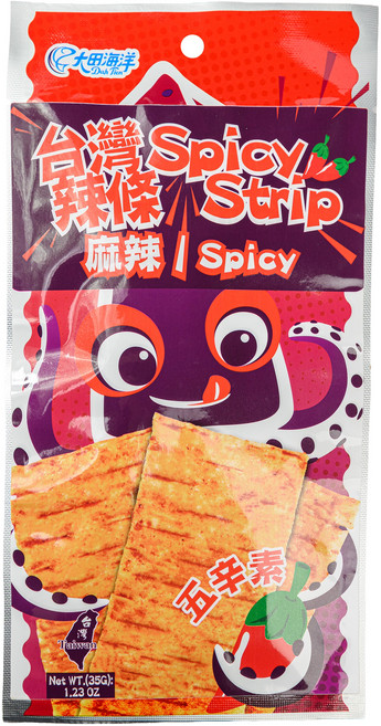 大田海洋 台灣辣條 麻辣風味餅乾, 1個, 35g