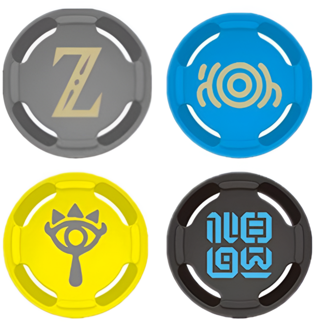 에버샵 닌텐도 스위치 플스 조이콘 스틱 커버 귀여운 실리콘 논슬립 캡, 1세트, 젤다 4개