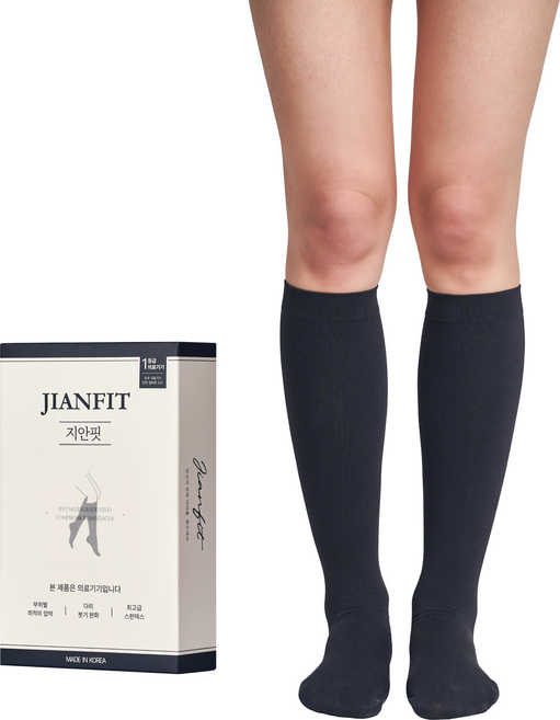 이퓨니드 지안핏 유발형 압박스타킹 압박밴드 단시간용, 종아리/무릎형, 1개