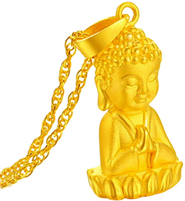 미르보석 999금령불 부처님 목걸이 미륵불 펜던트 주얼리 목걸이 s1572