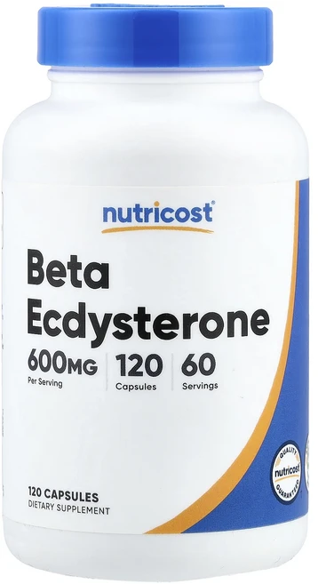 너무좋습니다 Nutricost 베타엑디스테론 캡슐 120정(캡슐 1정당 300mg) 매일 좋아지는느낌, 1개, 120정 - 쿠팡
