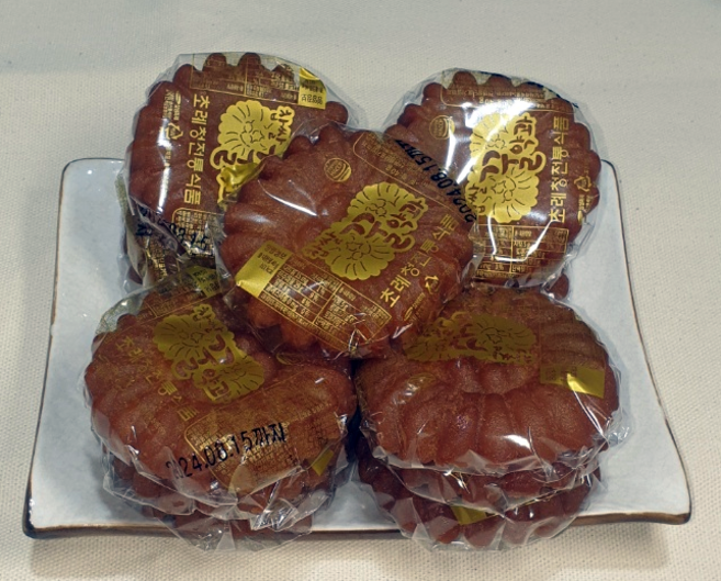 떡갈나무 초례청 국산 찹쌀 꿀 약과 1박스 개별포장, 40g, 100개