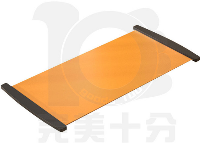 居家健身滑行墊 核心訓練滑步墊, 1個, 橙色-1.8m*50cm