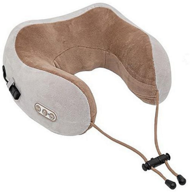 무선 목 마사지기 휴대용 온열 여행용 목 어깨 마사지기 안마기 스트레칭기 차량용 쿠션