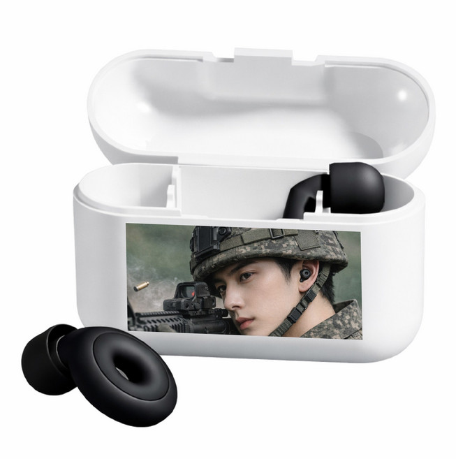 이룸잇 사격용 귀마개 군인 훈련소 전용 소음차단 이어플러그, 1세트, 1쌍