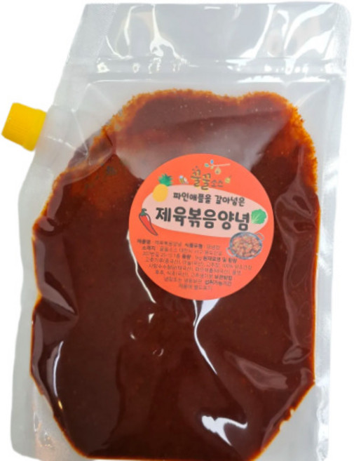 제육볶음양념 1kg 직접만든 수제소스 생파인애플첨가, 1개