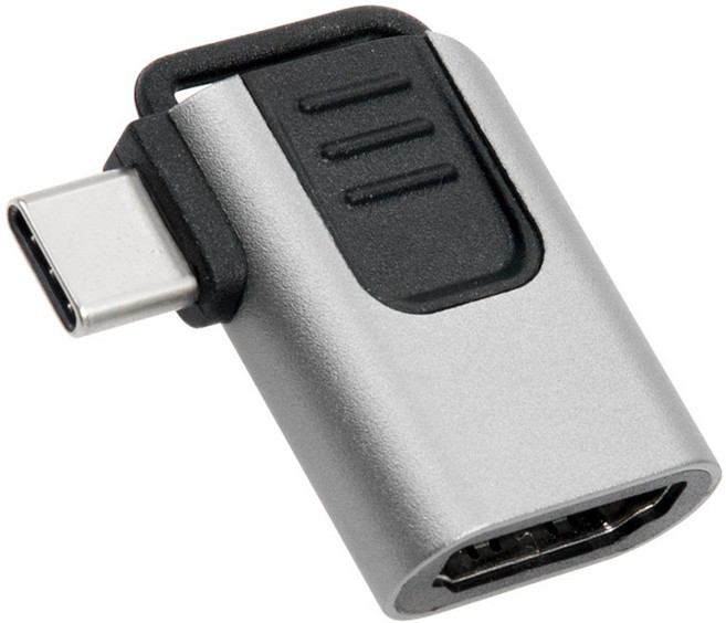USB C타입 to HDMI 꺽임 젠더 TB679, 1개, 1개