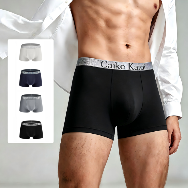 Caike kaidi남성용 면스판 드로즈 팬티 4종 세트