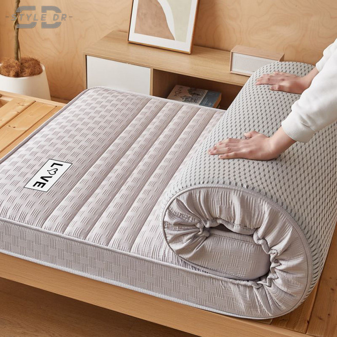 스타일닥터 라텍스 매트리스 하드 면 매트리스 가정용 다다미 기숙사 위아래 매트리스, 연그레이