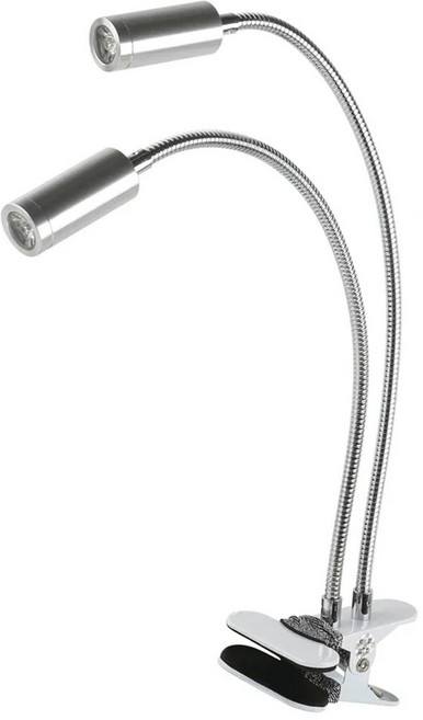 LED 클램프 현미경 조명기 조정 가능한 측면 스포트라이트 램프 채우기 라이트 5V HDMI USB VGA 비디오 카메라, 은